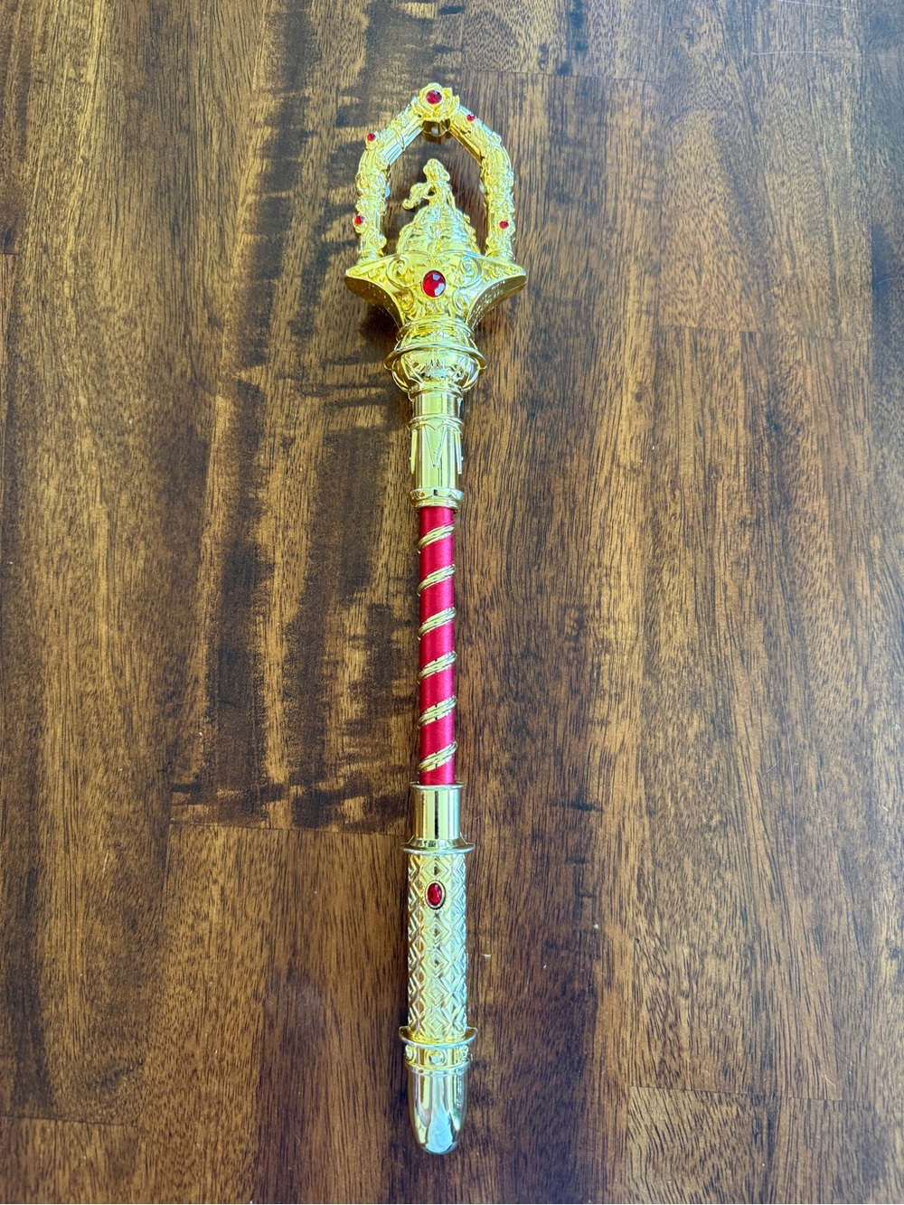 Ornate Gold and Red Decorative Disney Wand